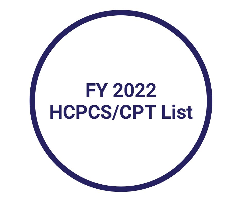 FY 2022 HCPCS/CPT List