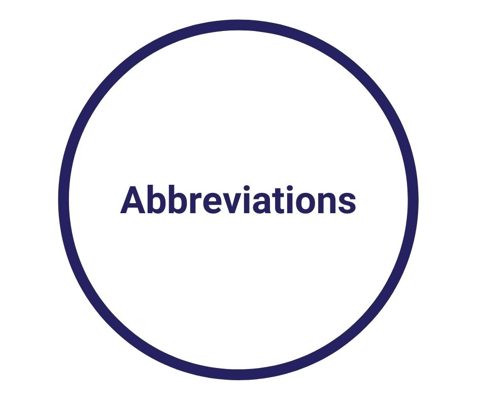 Abbreviations