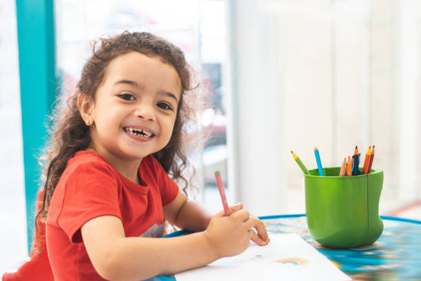 Smiling preschool child