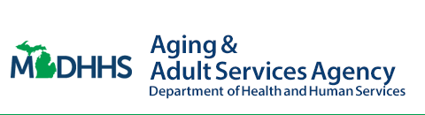 Michigan Department of Health and Human Services Aging and Adult Services logo 