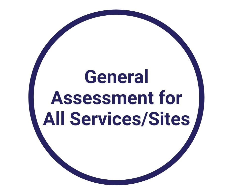 General Assessment for All Services/Sites