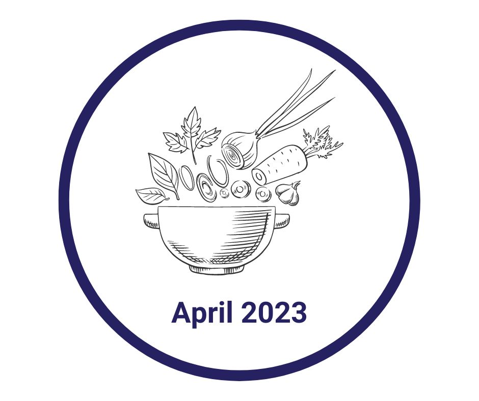 Click here for Kelly's April 2023 recipe. 