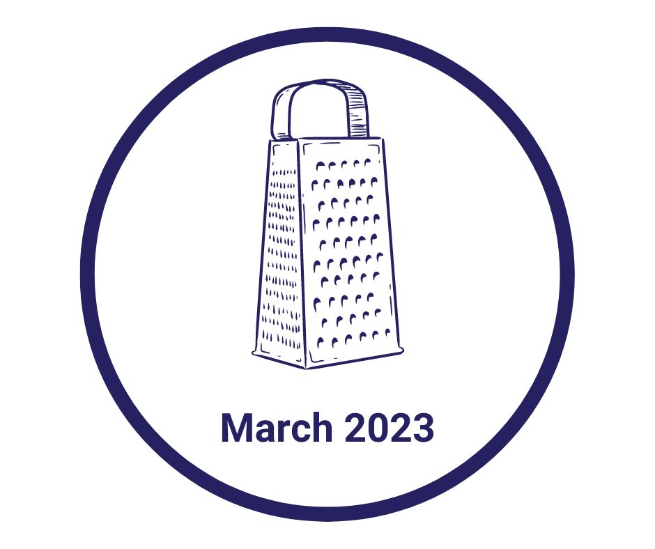 Click here for Kelly's March 2023 recipe. 