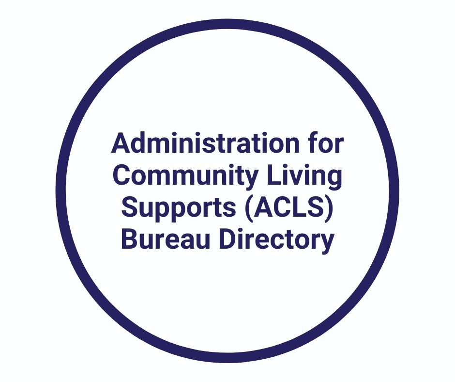 Administration for Community Living Supports Bureau Directory