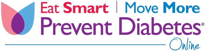 Eat Smart, Move More, Prevent Diabetes program logo